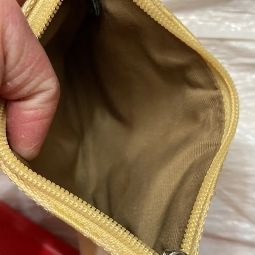 Coach vintage y2k yellow signature c wristlet bag